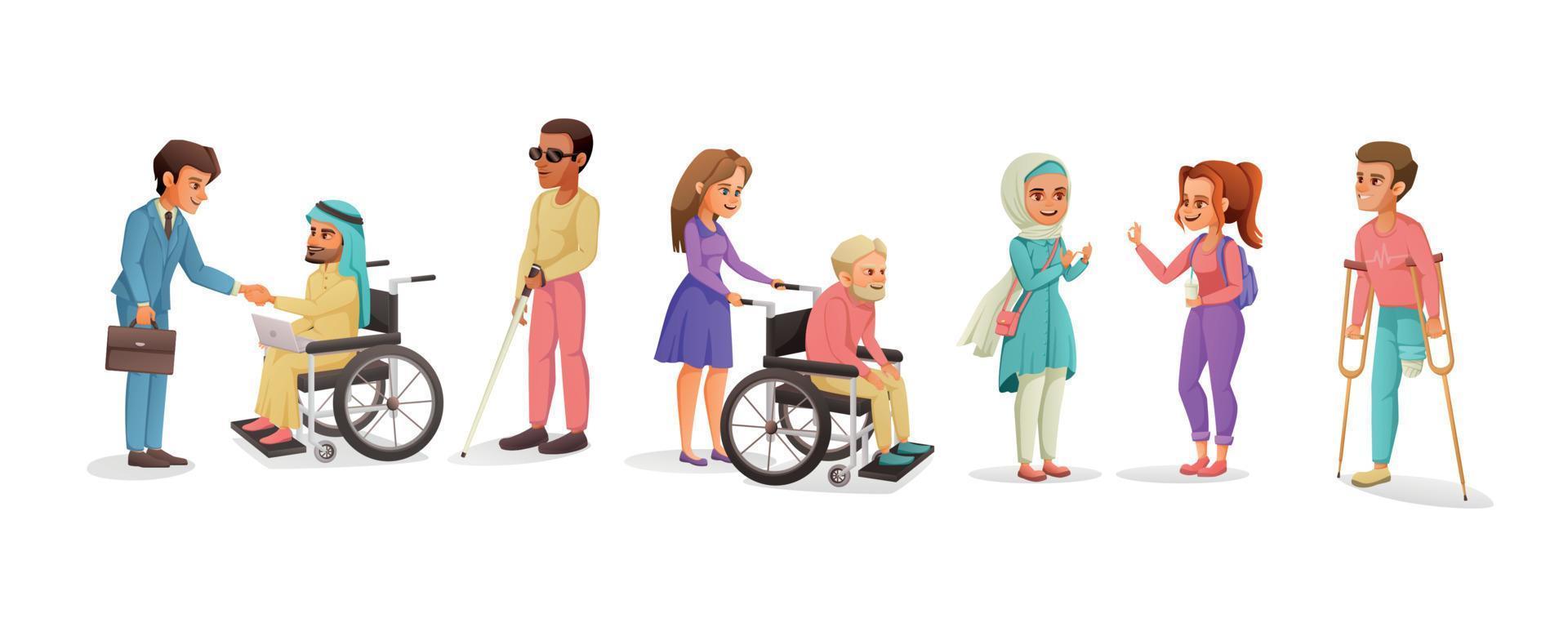 People Cartoon Set vector