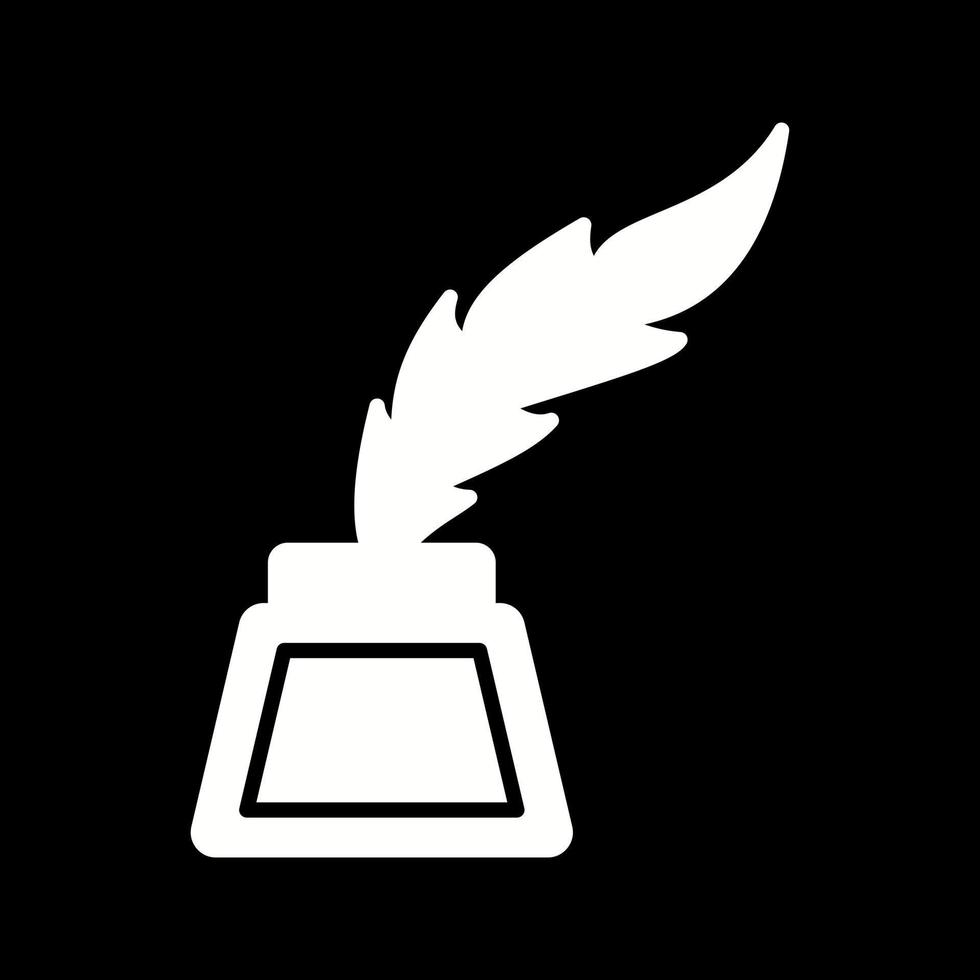 Inkwell Vector Icon