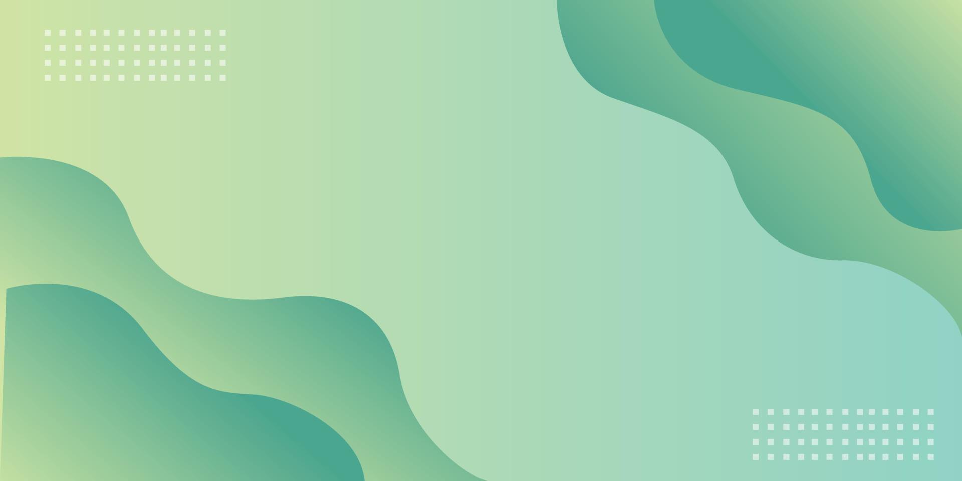 Colorful template banner with gradient color. Design with liquid shape. Fluid background vector