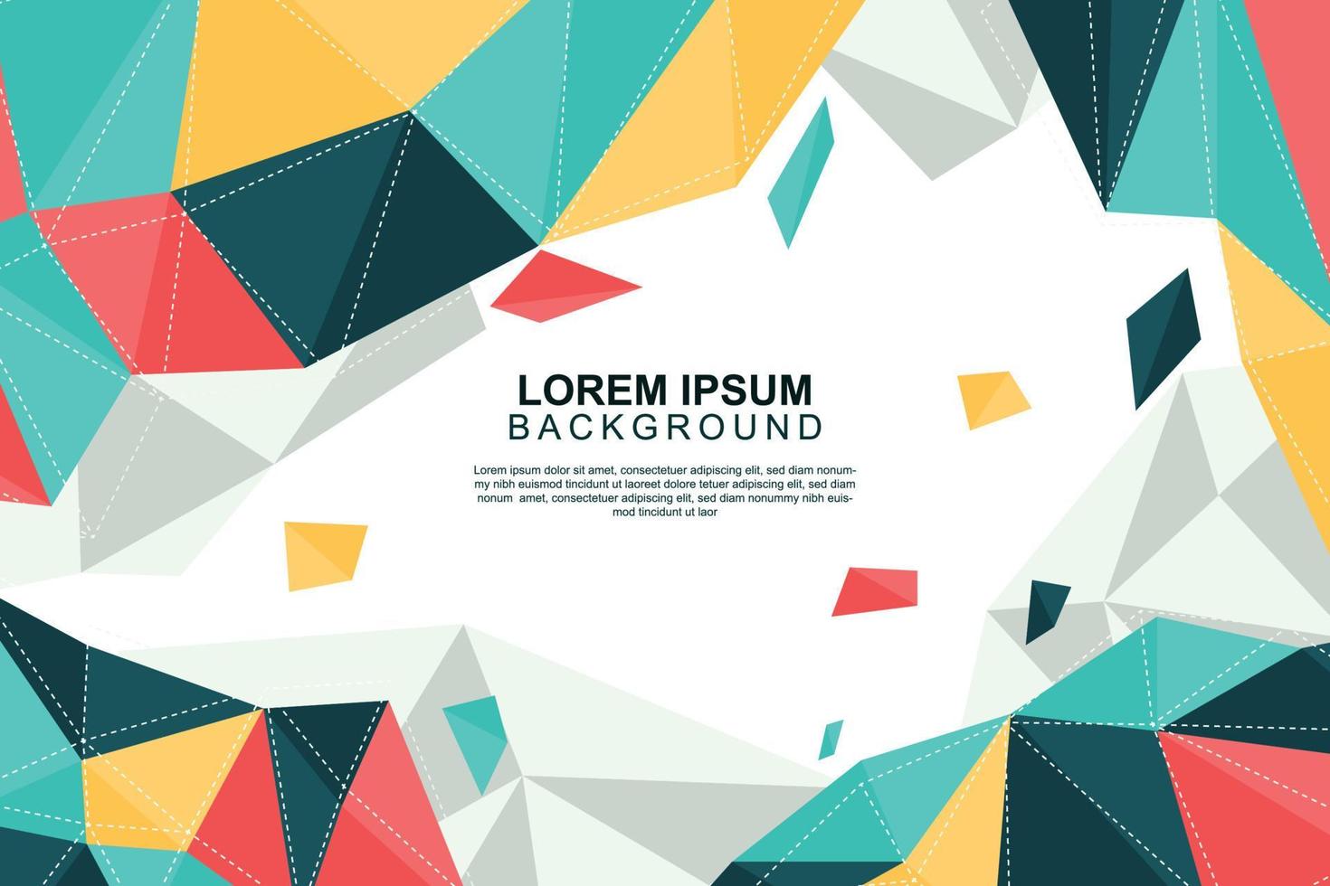 Abstract modern polygonal background. vector