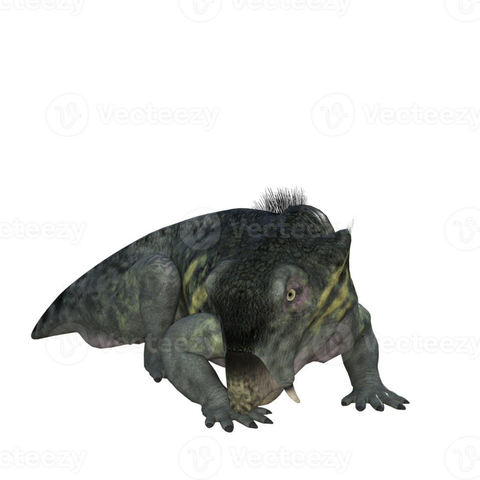 listrosauro dinosauro isolato 3d rendere png