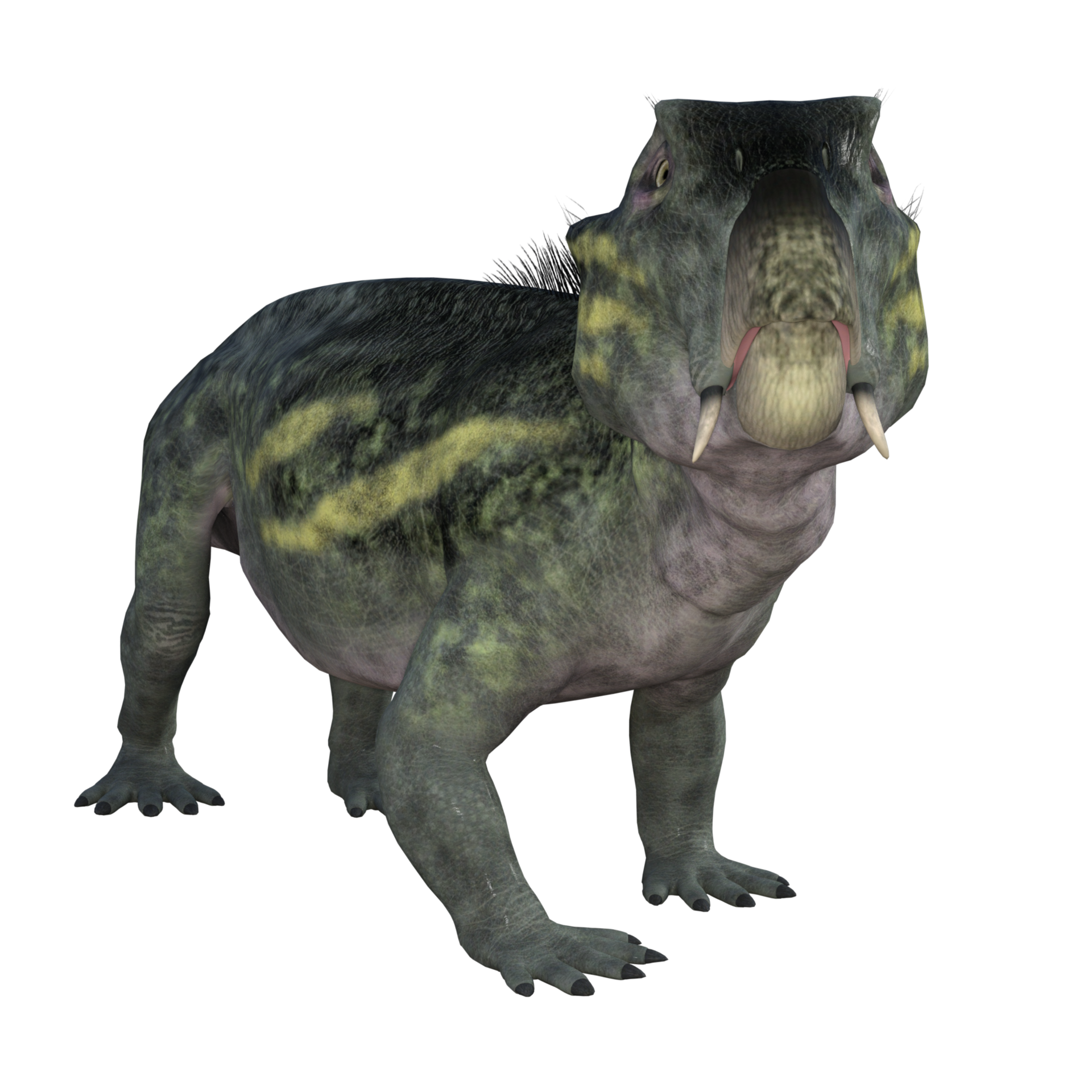 dinossauro Lystrosaurus isolado renderização 3d 19155666 PNG