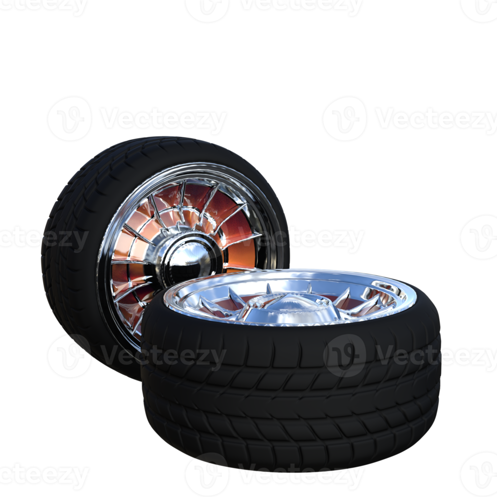 Tire isolated 3d render png