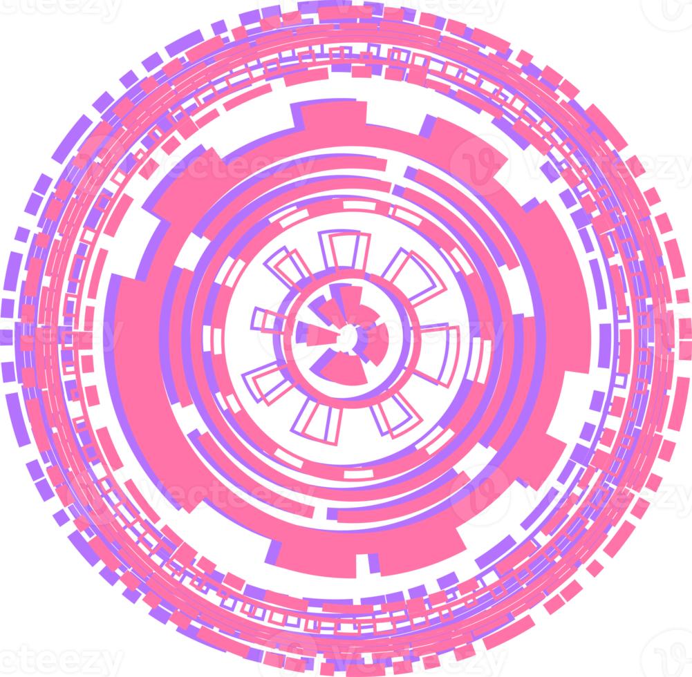 hud element futuristische technologiedekoration png