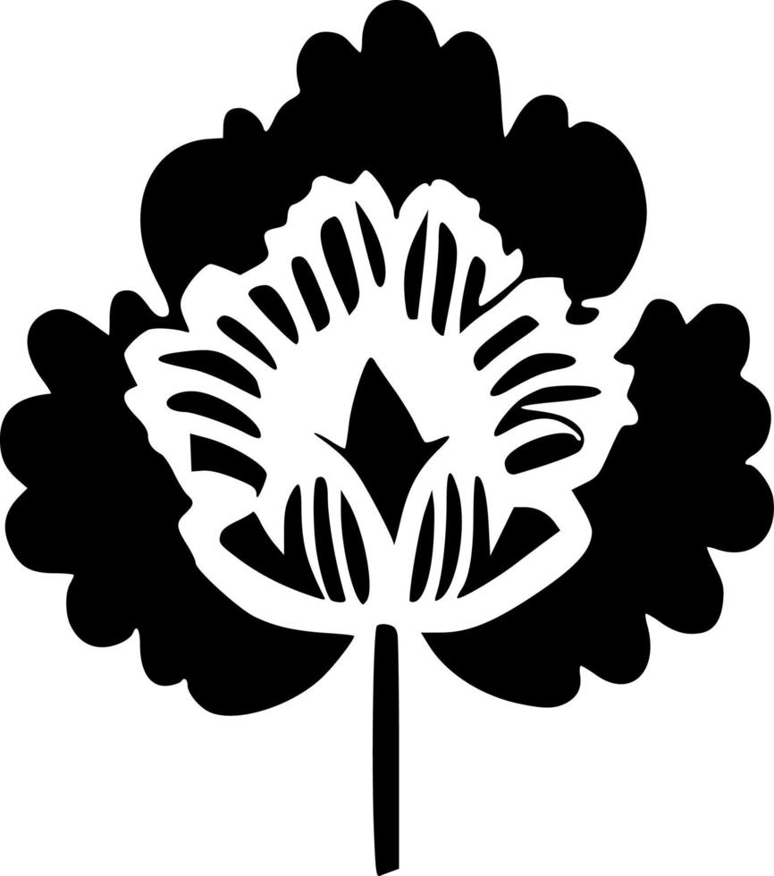 vector illustration of flower shape