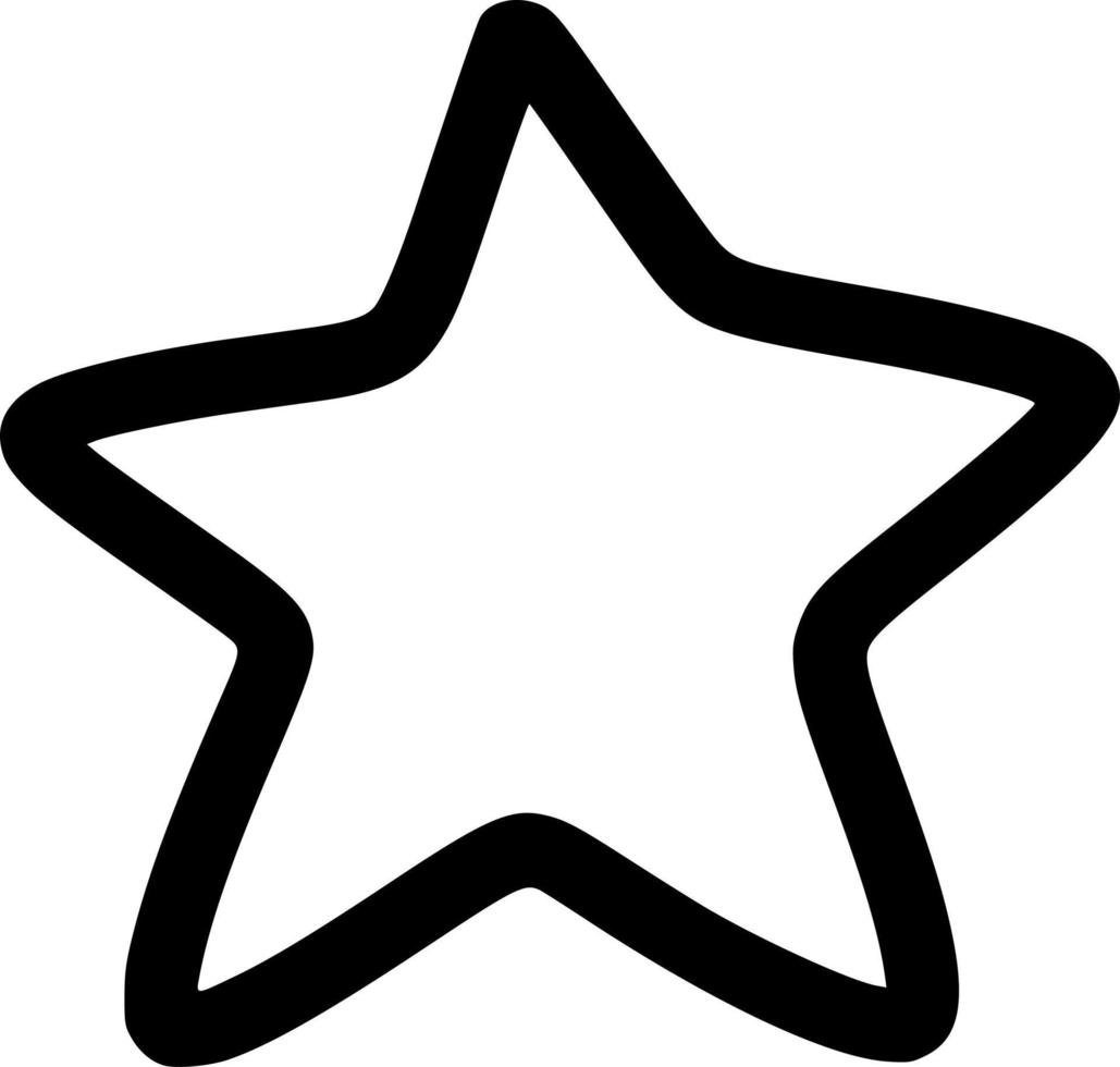 vector illustration of star shape