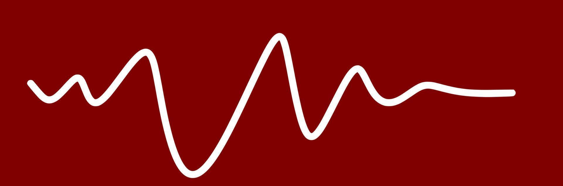 vector illustration of wave line