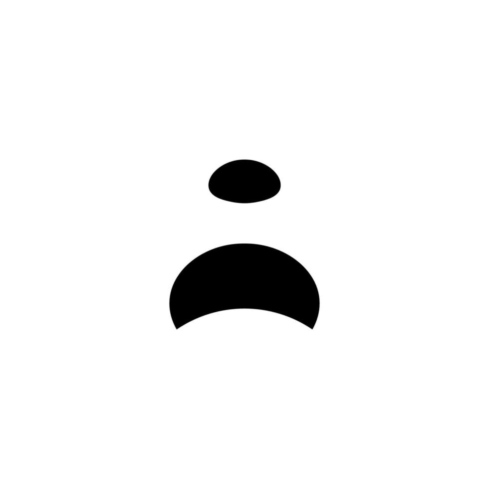 User icon. Fake photo sign. Profile button. Simple style social media poster background symbol. User brand logo design element. User t-shirt printing. vector for sticker.