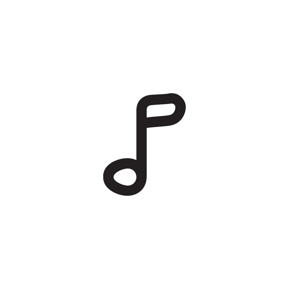 icono de la música símbolo de fondo de cartel de festival de música de estilo simple. elemento de diseño del logo de la marca musical. impresión de camisetas de música. vector para pegatina.