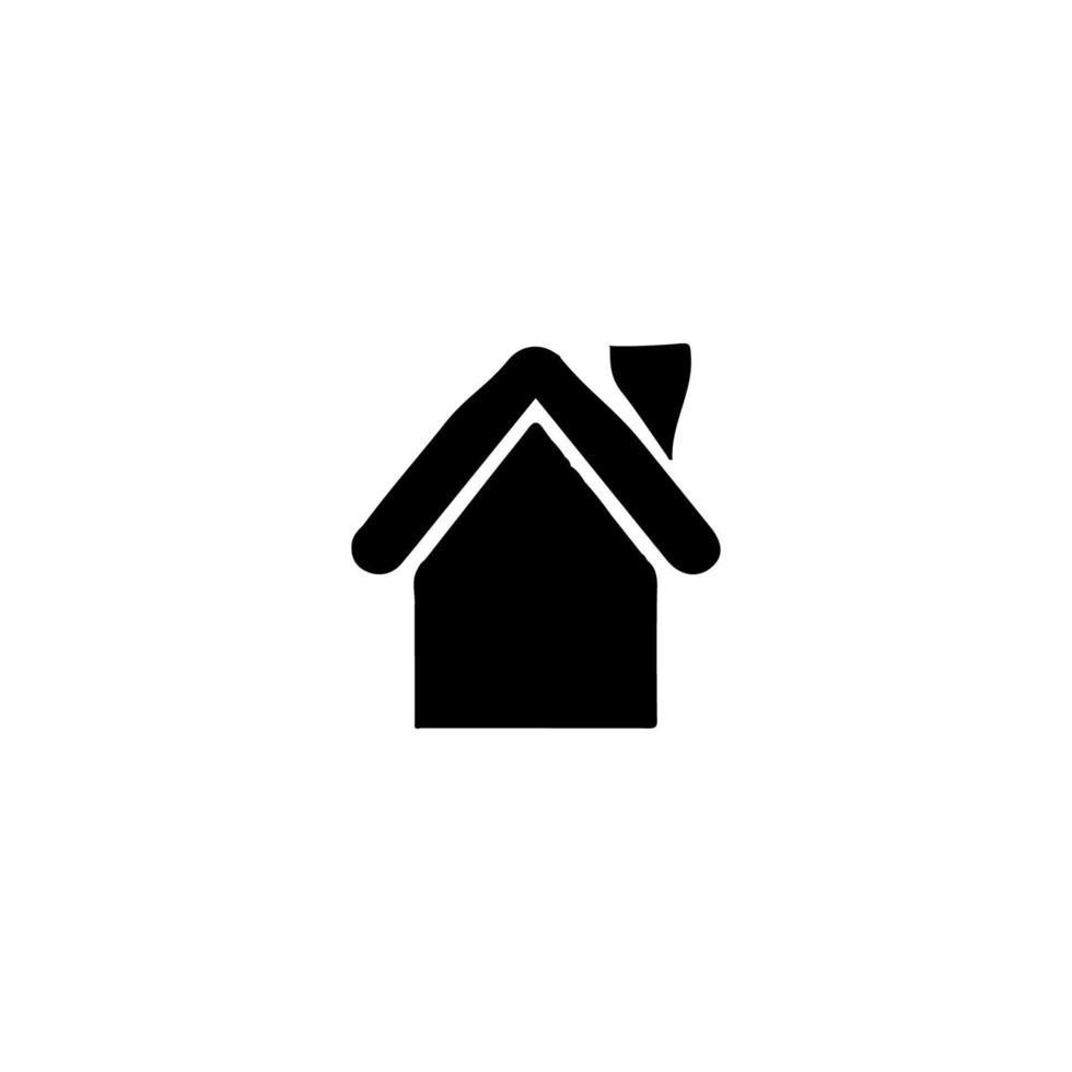 Home icon. Simple style web site home page background symbol. Home button. Home brand logo design element. Home t-shirt printing. vector for sticker.