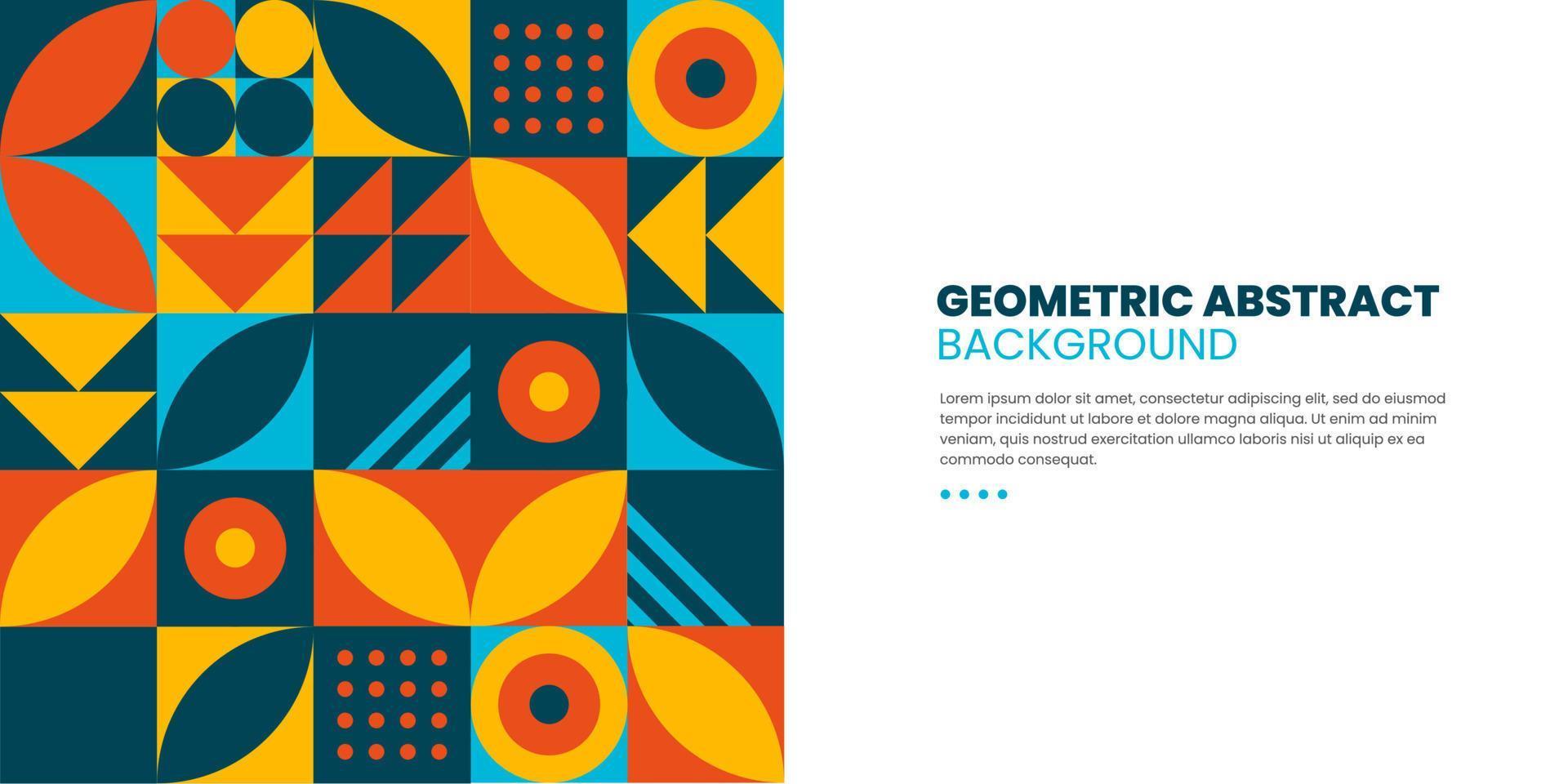 Geometric halftone graphic element line vector colorful shapes abstract mural background design banner dot