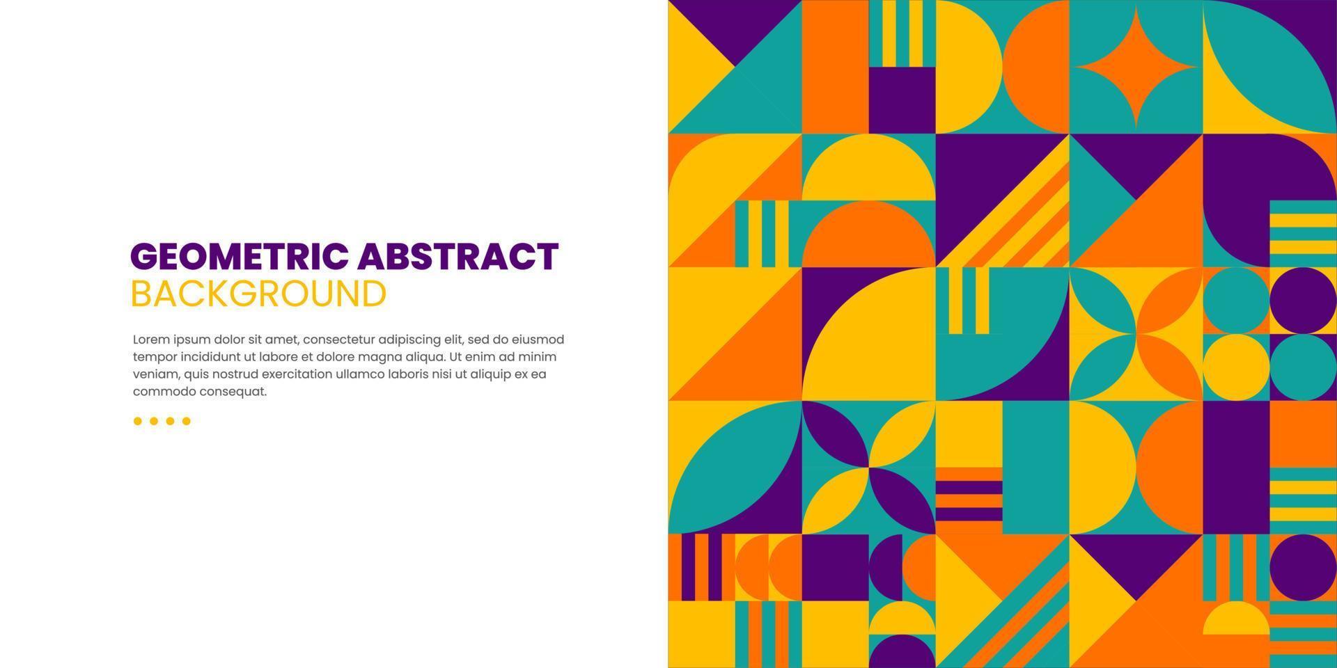Geometric halftone graphic element line vector colorful shapes abstract mural background design banner dot