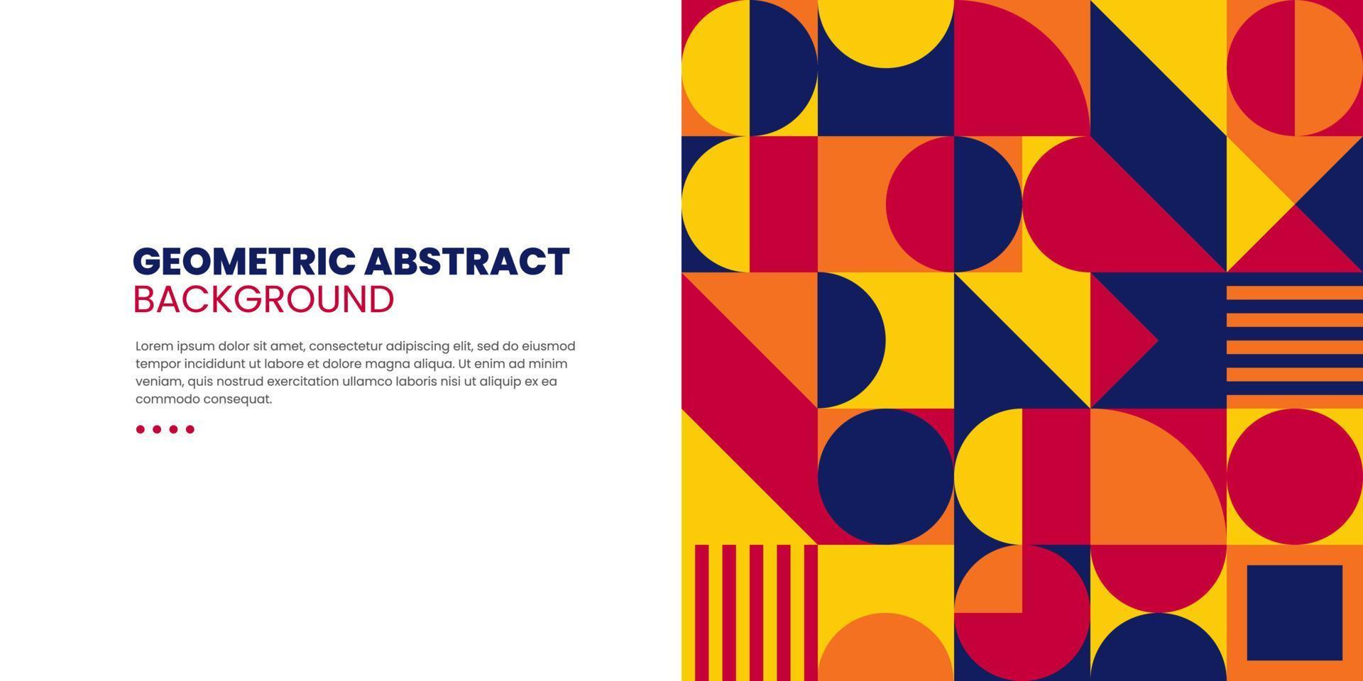 Geometric halftone graphic element line vector colorful shapes abstract mural background design banner dot