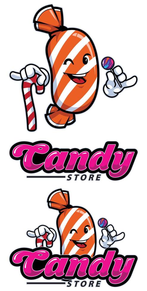 Candy Store Mascot vector