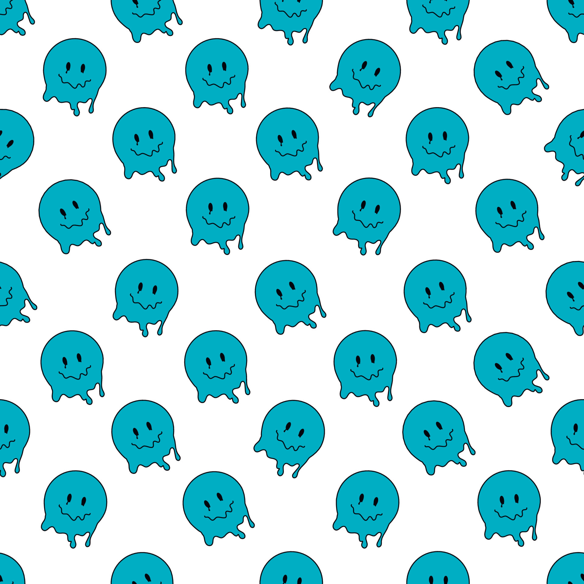 Funny smile dope faces seamless pattern. psychedelic surreal techno melt  smile background. Trippy faces, techno, melting smile face cartoon  background wallpaper concept art. Y2K aesthetic 8770281 Vector Art at  Vecteezy