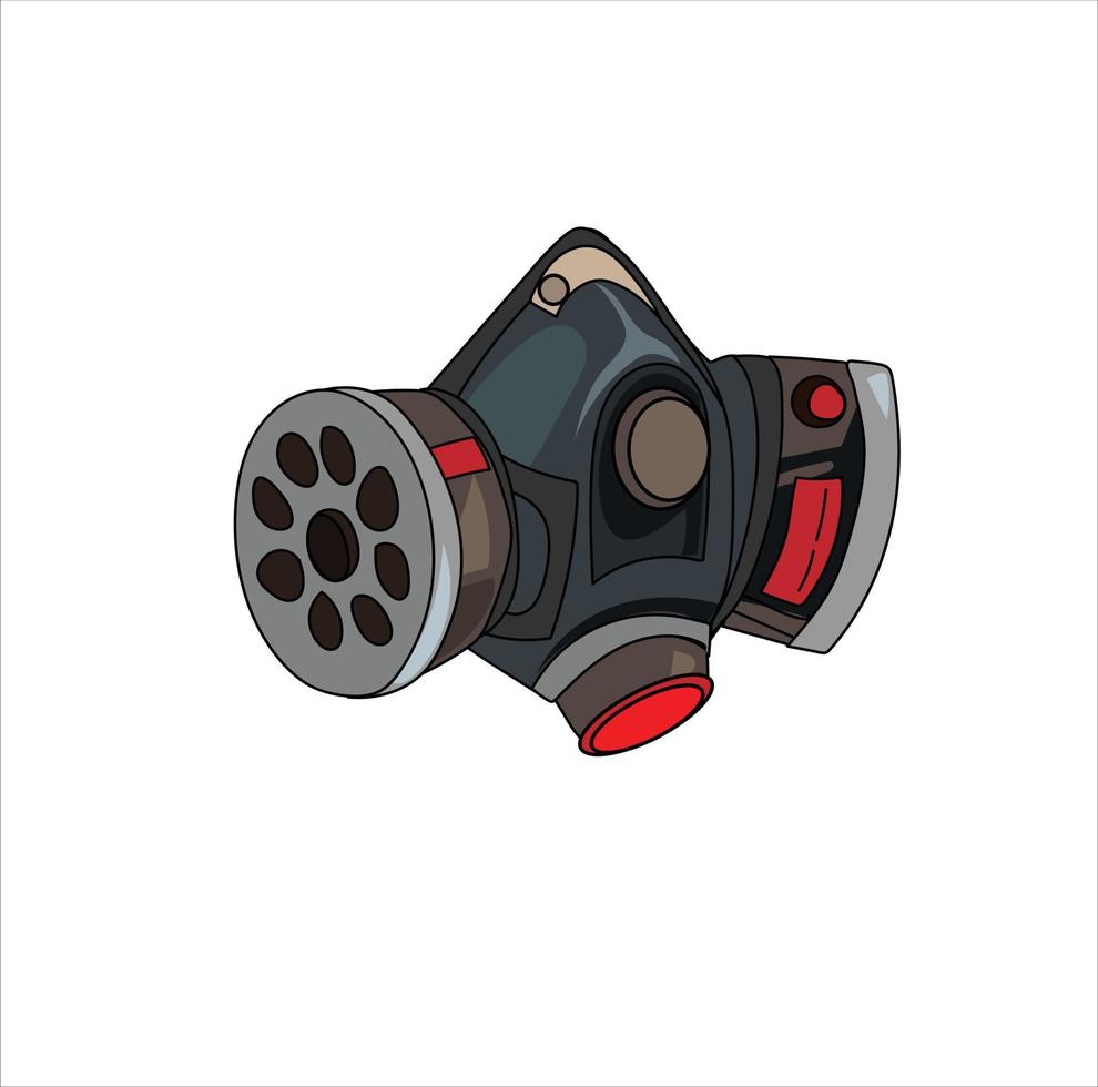 Gas mask. Which can be used as accessories, traits, or assets, which could be placed on any character and used as traits for your nft vector