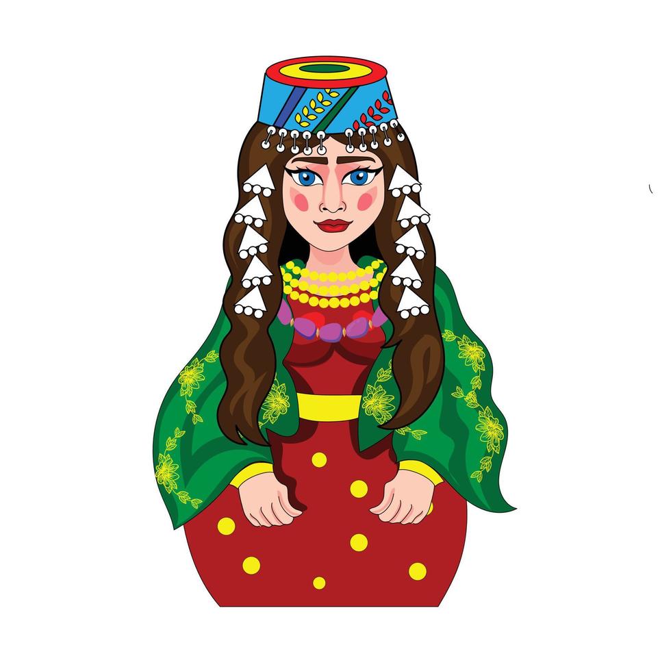 Lebanon culture vector illustration with white background
