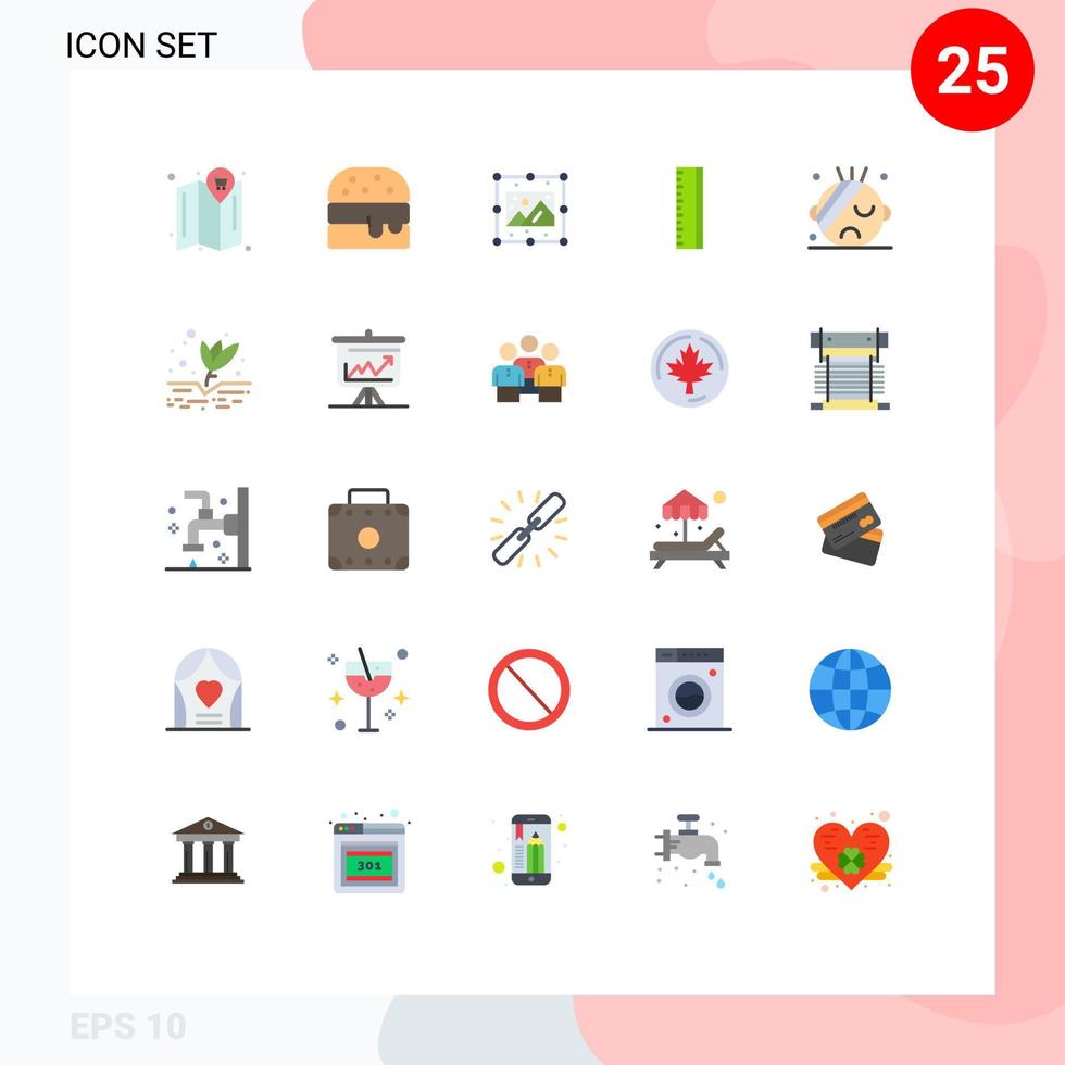 25 Flat Color concept for Websites Mobile and Apps farming agriculture image medical healthcare Editable Vector Design Elements