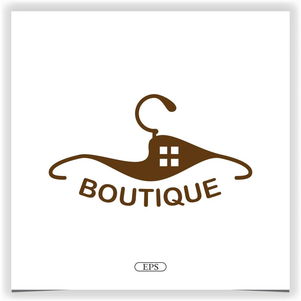 moderno boutique logo premium elegante plantilla diseño vector eps 10