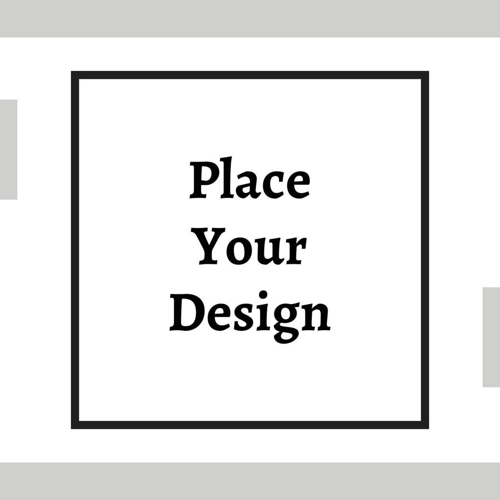 Frame mockup design vector