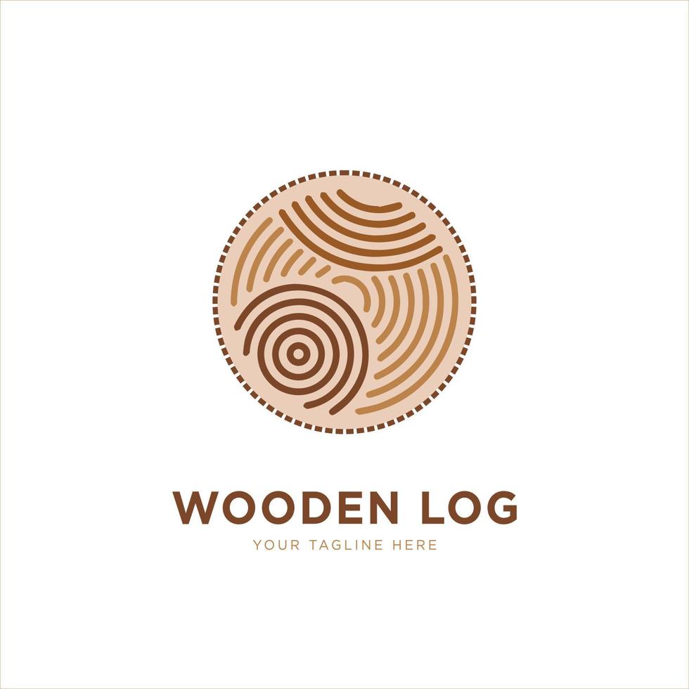 Wood Logo Design vector