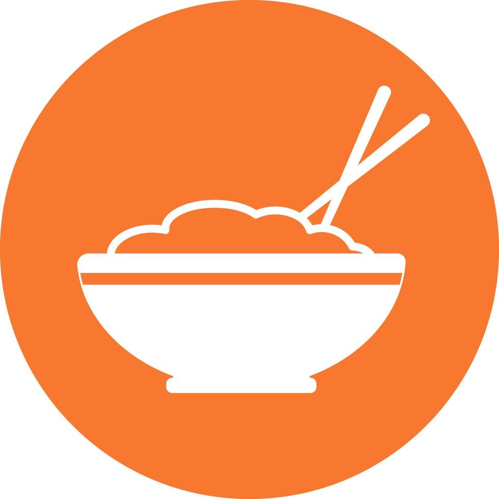 Chinese Food Solid Icon vector