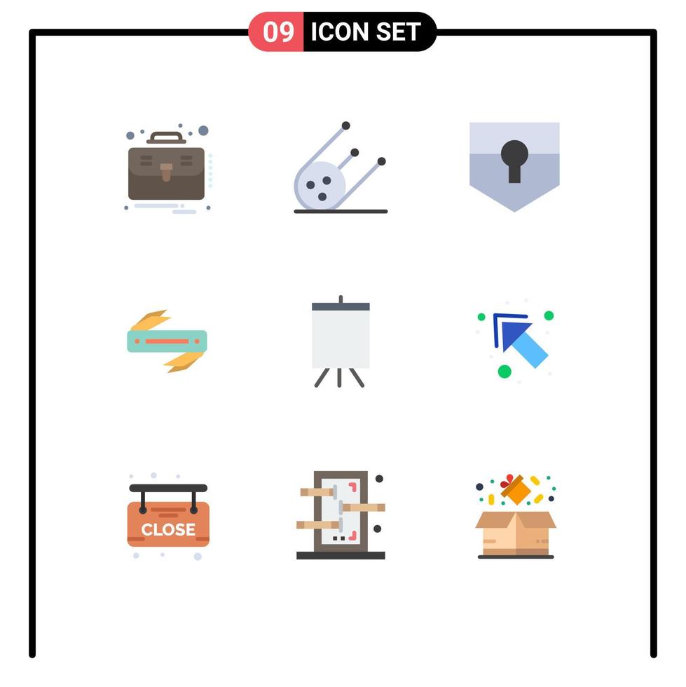 9 Creative Icons Modern Signs and Symbols of stand art protect blade razor Editable Vector Design Elements
