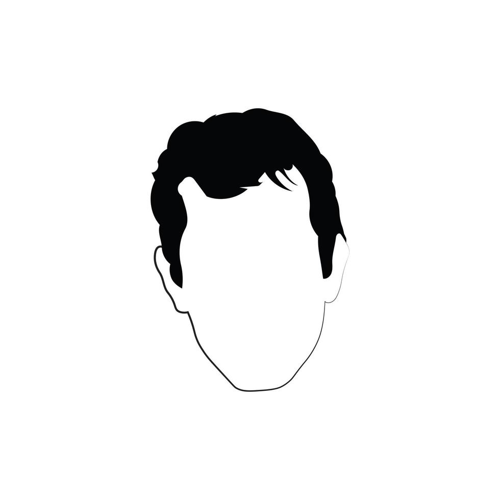 hombre pelo estilo colección pro vector