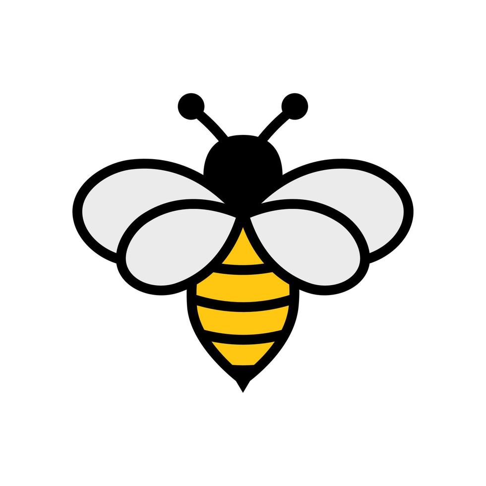 logotipo de vector de abeja