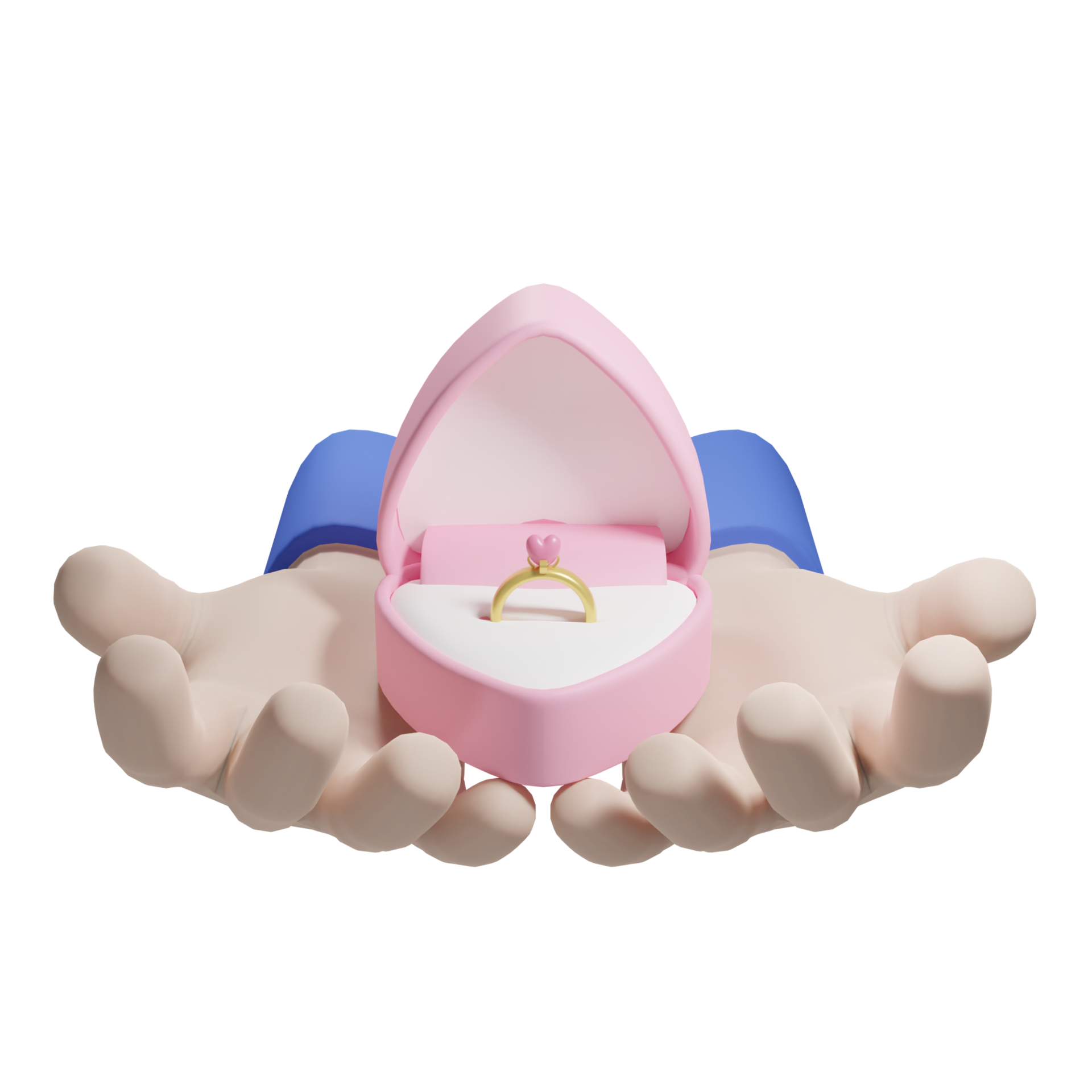 Two Hands Holding A Heart Ring two-hands-holding-a-heart-ring
