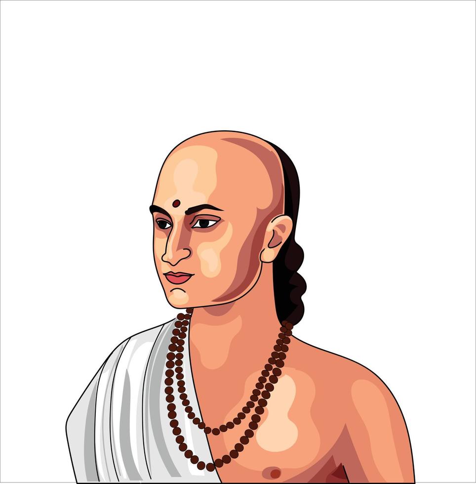 ilustración vectorial aryabhatta sobre fondo blanco vector