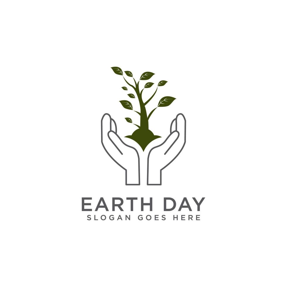 Earth Day. Vector concept for graphic and web design, logo design, business presentations, marketing and printed materials.