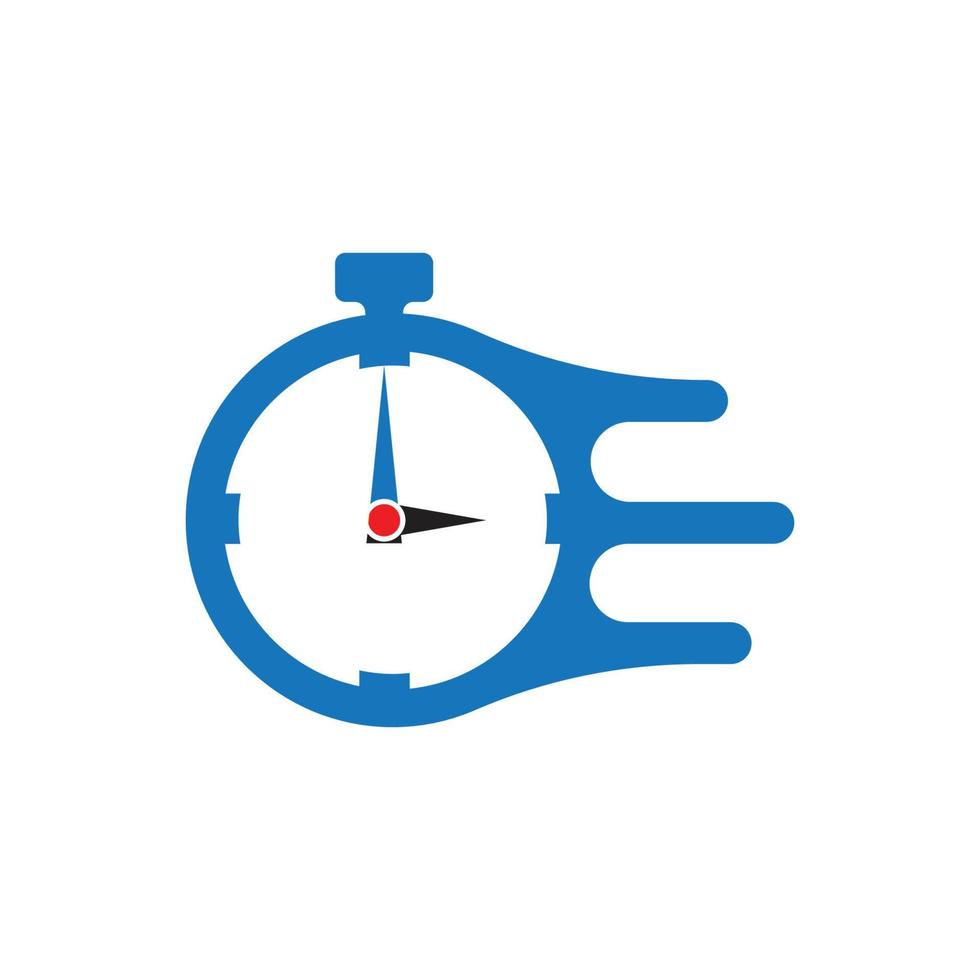 icono de reloj logo vector
