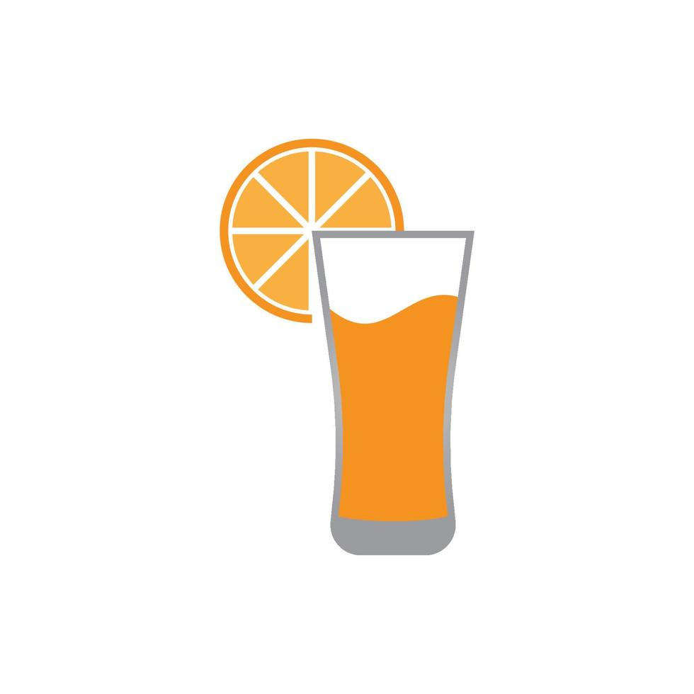 glass juice logo vector