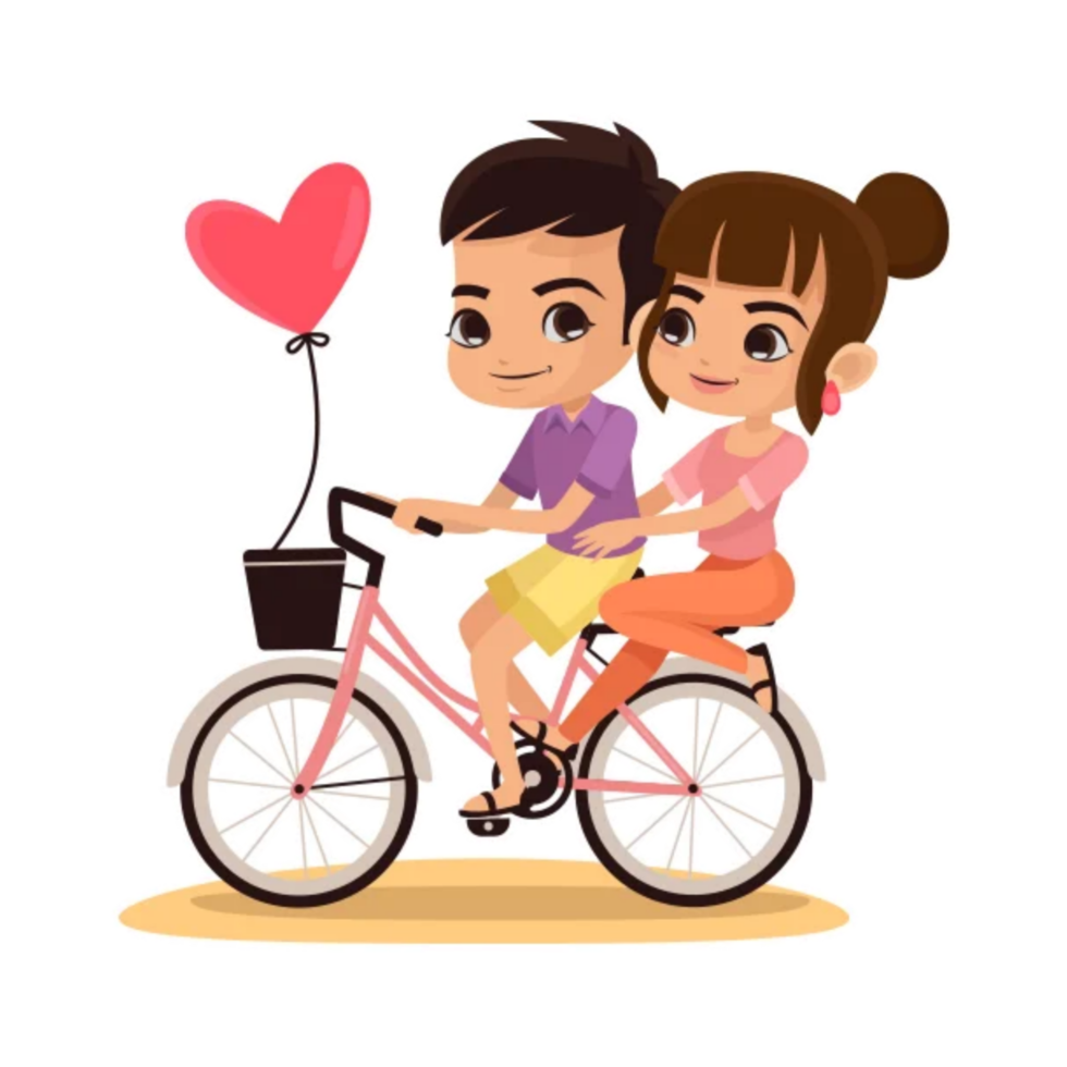 pareja enamorada png