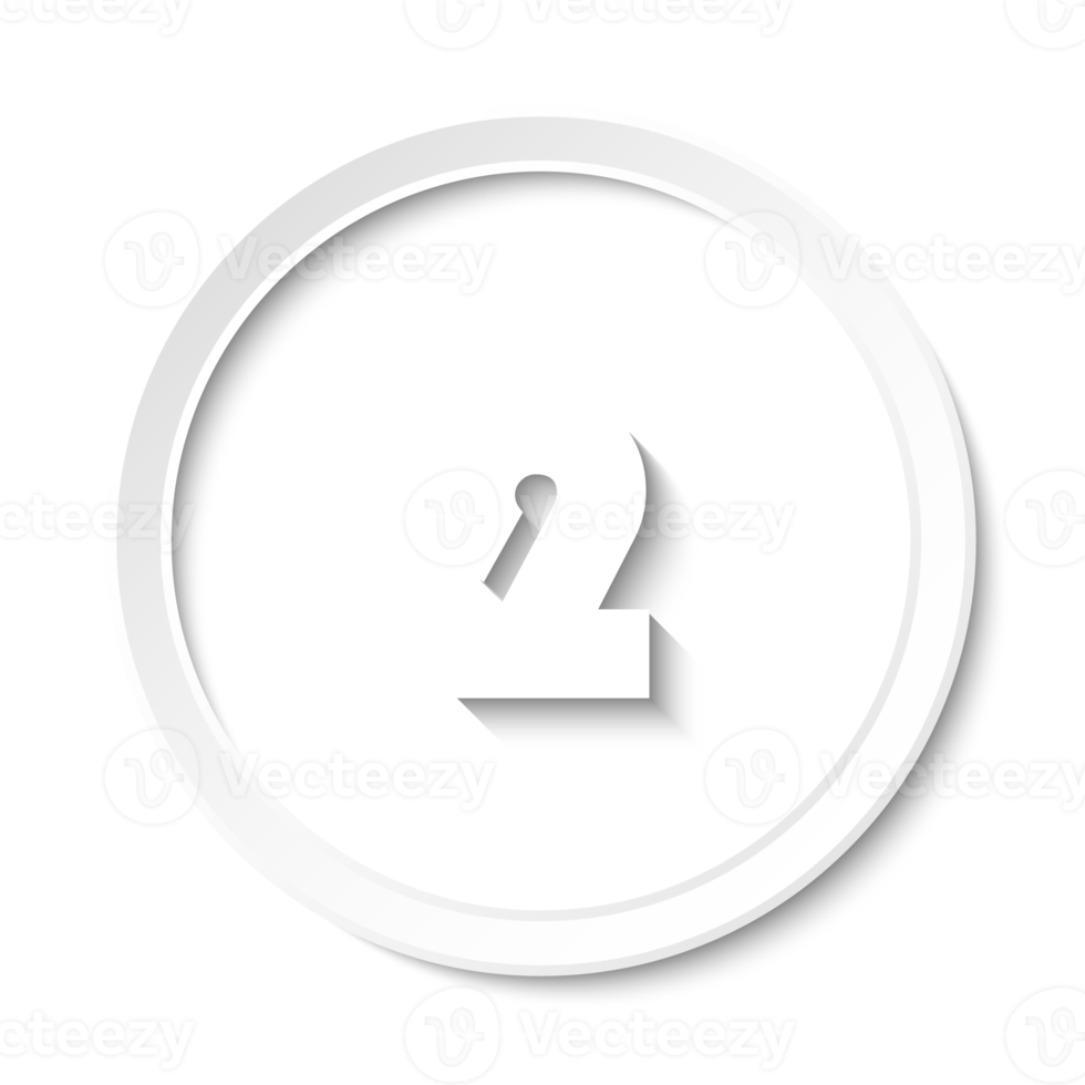 Bullet with number 2 png