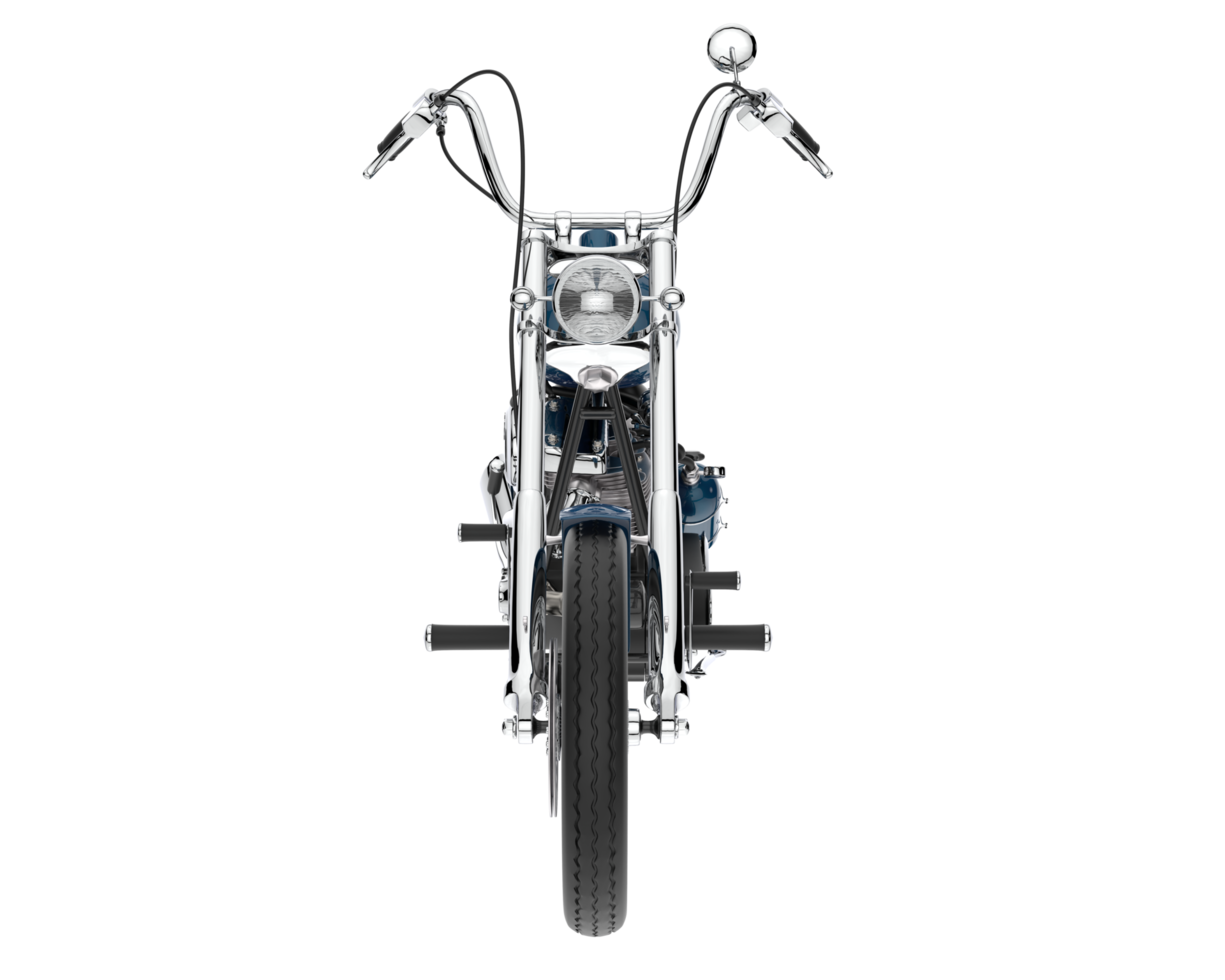 Motorcycle isolated on transparent background. 3d rendering - illustration png