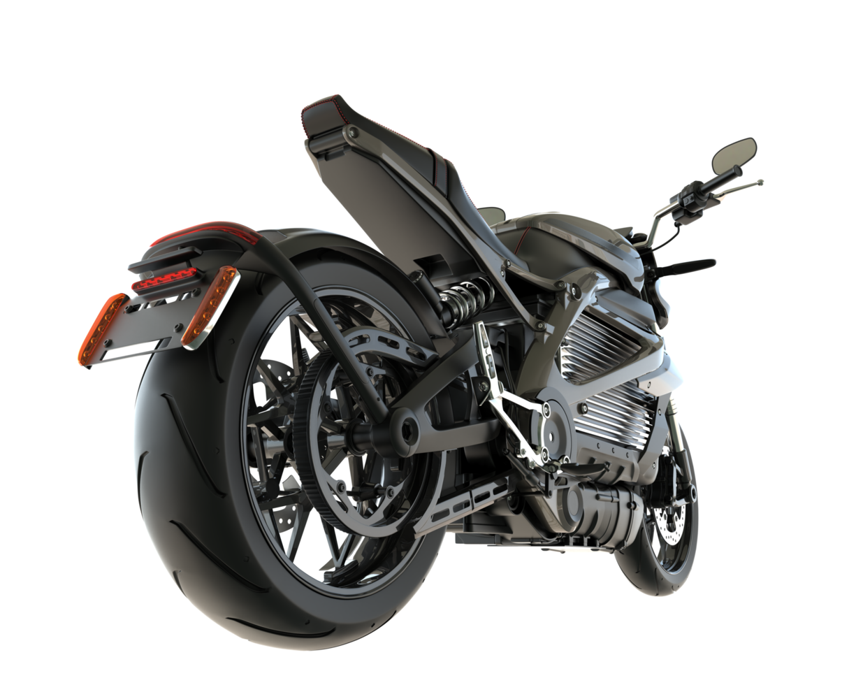 Motorcycle isolated on transparent background. 3d rendering - illustration png