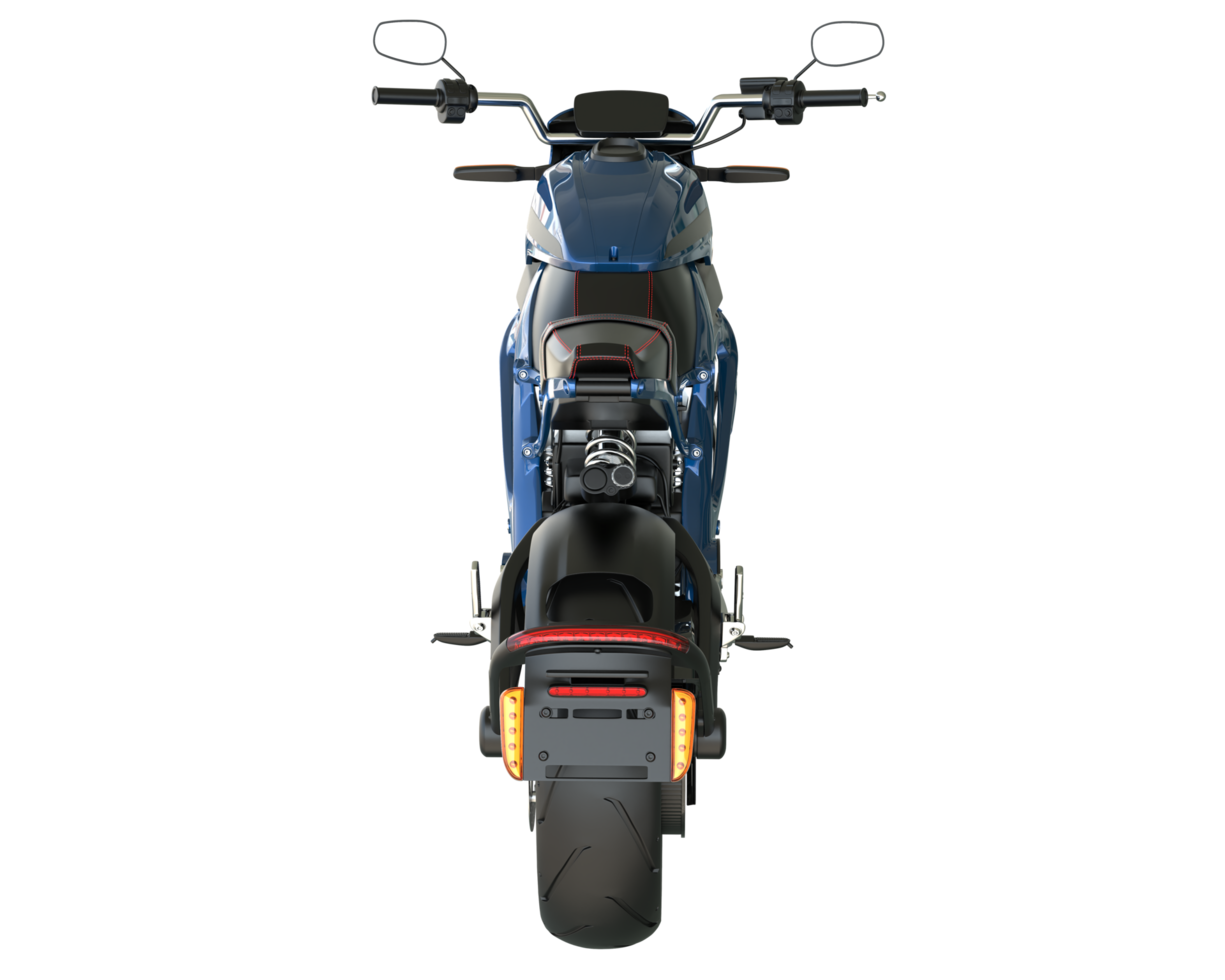 Motorcycle isolated on transparent background. 3d rendering - illustration png