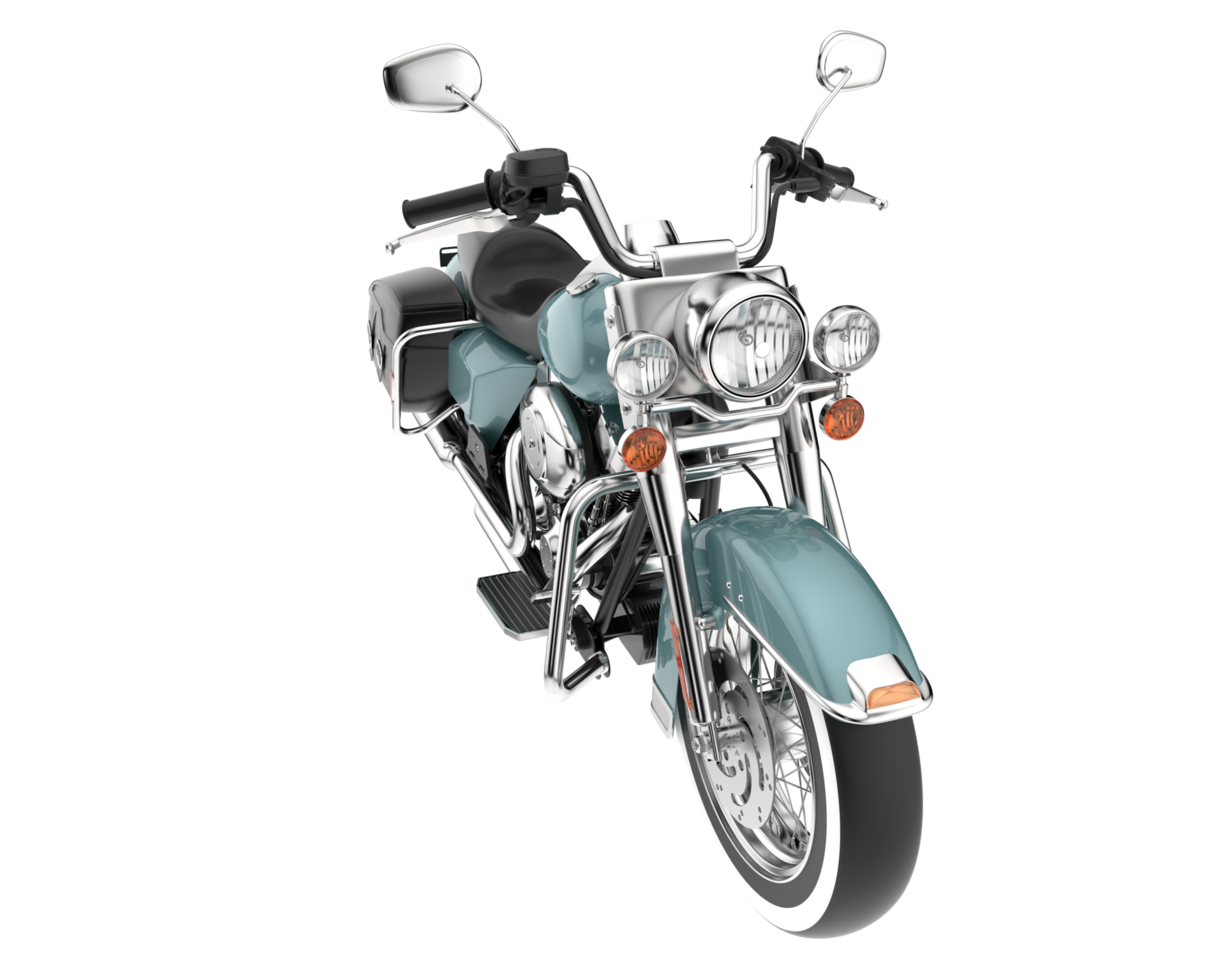 Motorcycle isolated on transparent background. 3d rendering - illustration png