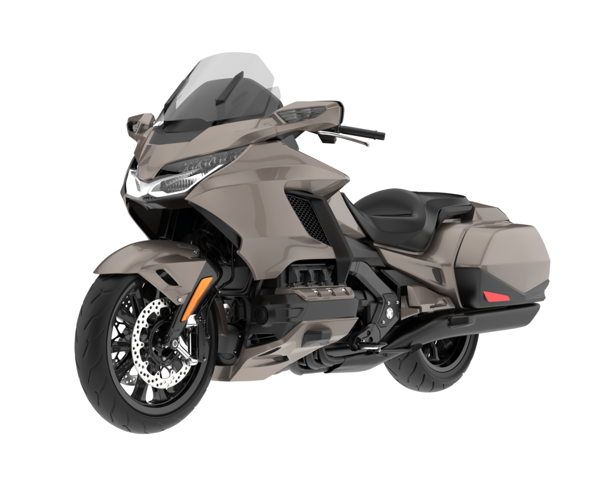 Motorcycle isolated on transparent background. 3d rendering - illustration png
