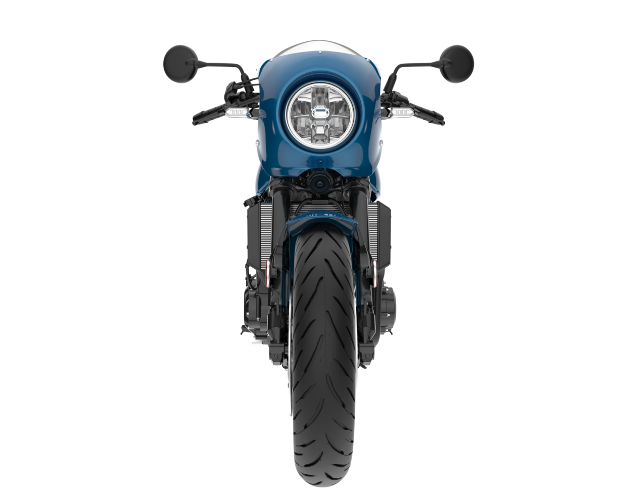 Motorcycle isolated on transparent background. 3d rendering - illustration png