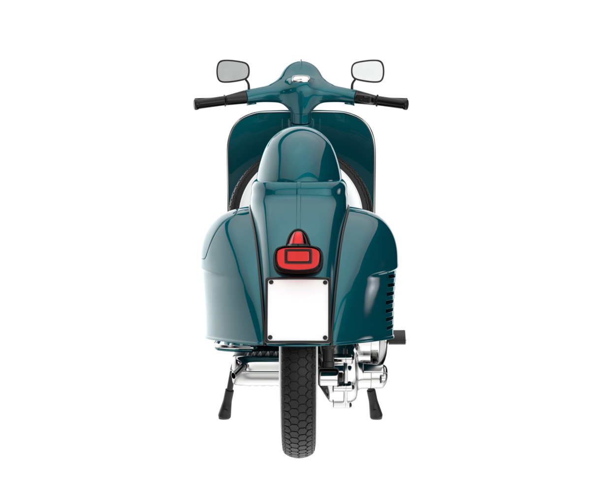 Motorcycle isolated on transparent background. 3d rendering - illustration png