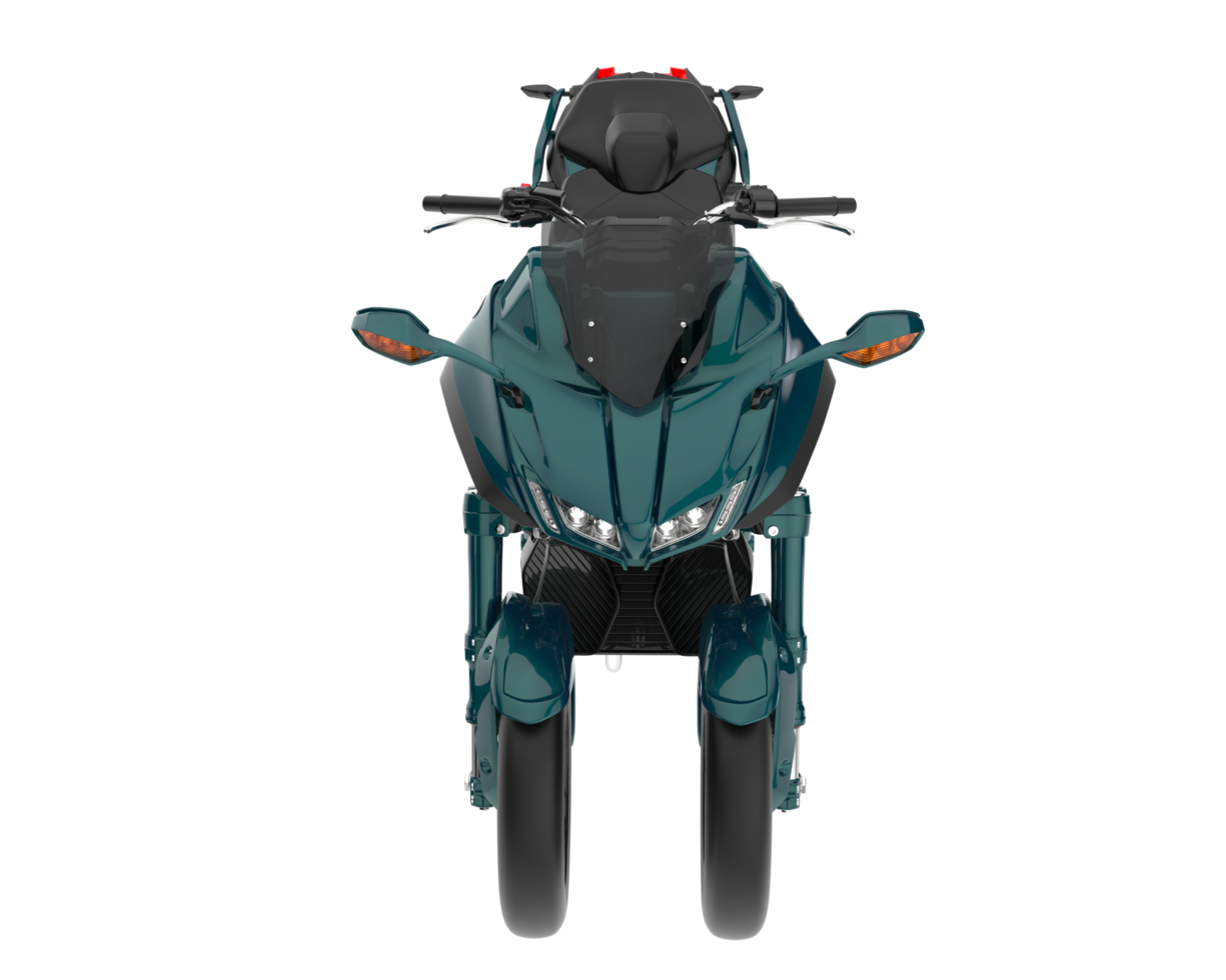 Motorcycle isolated on transparent background. 3d rendering - illustration png