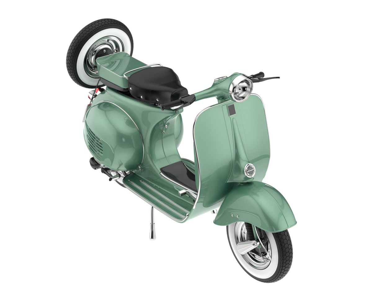 Motorcycle isolated on transparent background. 3d rendering - illustration png