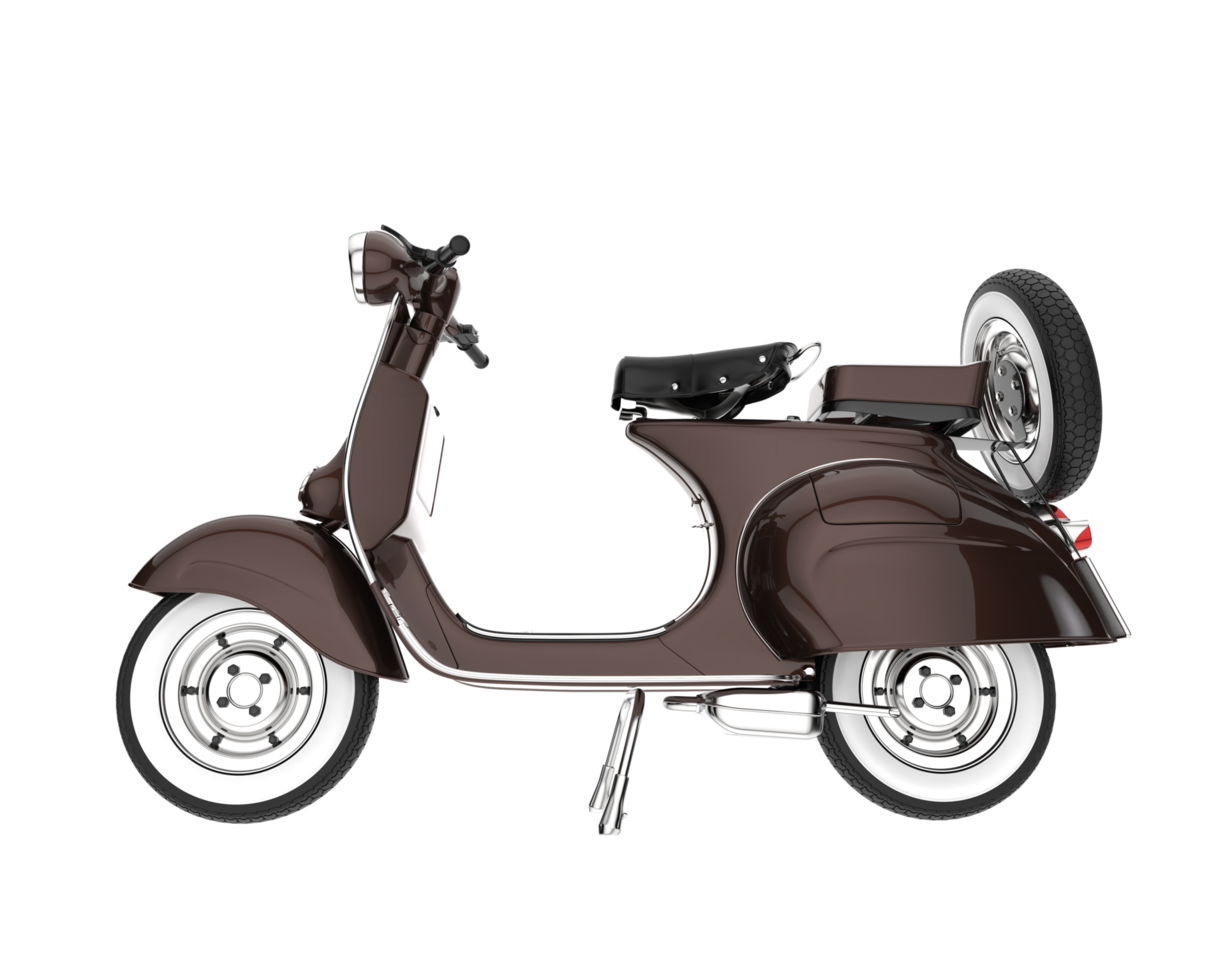 Motorcycle isolated on transparent background. 3d rendering - illustration png