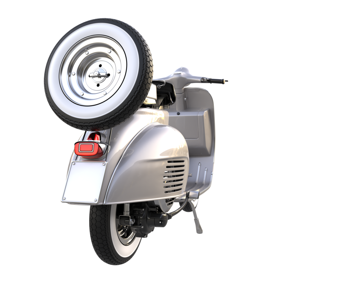 motociclo isolato su trasparente sfondo. 3d interpretazione - illustrazione png