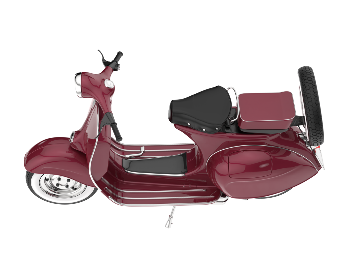 Motorcycle isolated on transparent background. 3d rendering - illustration png