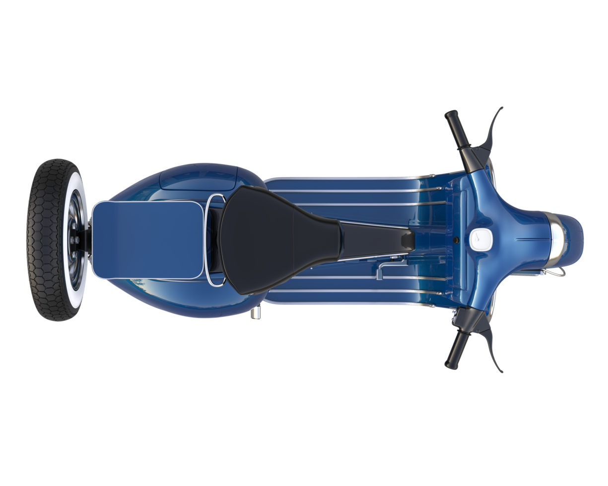 Motorcycle isolated on transparent background. 3d rendering - illustration png