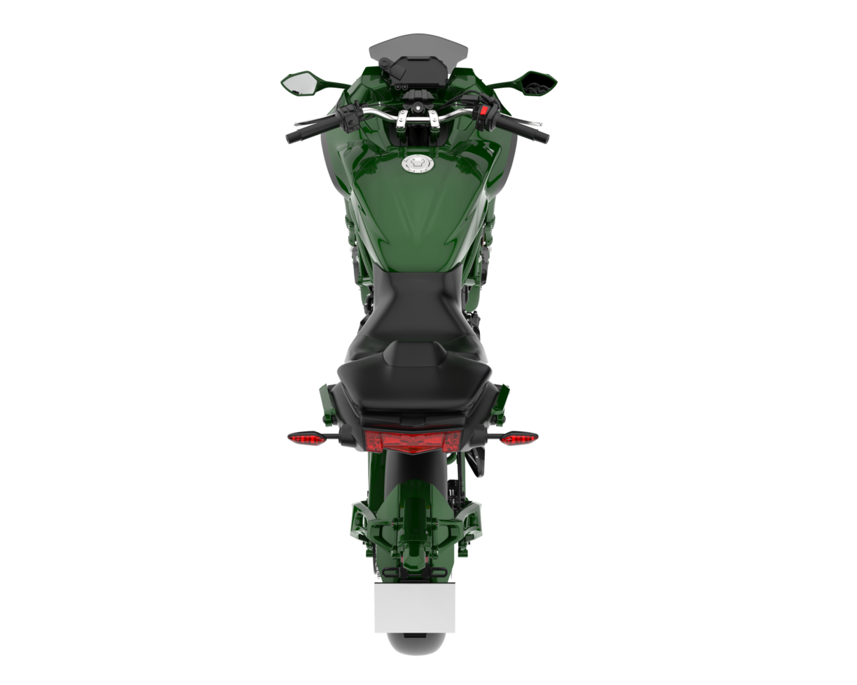Motorcycle isolated on transparent background. 3d rendering - illustration png